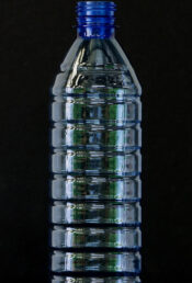 1.5ml Square Blue Water Bottle